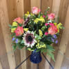 This cheerful vase arrangement will brighten anyone&#039;s day!!