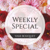 Enjoy a fresh, unique floral arrangement each week with our Weekly Special