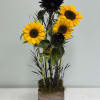 It&#039;s just sunflowers, folks. Made to represent the simplicity and beauty of