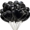 NEW! Black and white heart balloons!