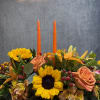 Embrace the beauty of autumn with our exquisite fall Fiesta arrangements!
Handcrafted with