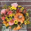 Celebrate the beauty of fall with this colorful, heartwarming mix of roses