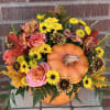 Celebrate the beauty of fall with this colorful, heartwarming mix of roses