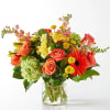 The spirit of a sunny autumn day in a beautiful bouquet.