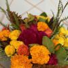 Transforming your space with a touch of fall magic, our exquisite bouquet/centerpiece