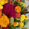 Transforming your space with a touch of fall magic, our exquisite bouquet/centerpiece