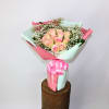 This Bouquet includes Light Pink Roses with Baby`s Breathe.
Standard has 12 light