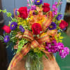 A nice mix of fresh flowers in some of the best fall