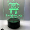 Illuminate your space with this vibrant LED Lindstrom Watertower featuring a 16-color