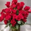 The ultimate, 100 premium  long stem red roses, arranged with assorted