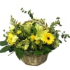 Yellow Lilies, Yellow Rose Spray, Yellow Gerberas, Yellow Alstroemerias, Yellow Mini Carnations