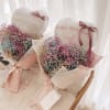 Colorful bouquet of Gypsopila-Baby&#039;s breath 
With a heart balloon.

Arrangement includes
-Fresh flowers (Gypsopila-Baby&#039;s