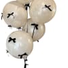 An elegant bubble bouquet featuring 24&quot;
balloons, styled with sleek black bows.
this timeless