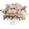 Illuminate love with Teleflora&#039;s Alluring Mosaic cylinder, embracing soft pastel shimmer and