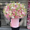 Beautiful mixed flowers in our signature pink velvet box. 

SEASONAL FLOWERS WILL