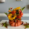 Our Pumpkin Patch collection makes for a stand alone beautiful piece, but