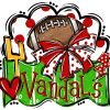 Celebrate the season with a football and cheer shirt.  This shirt