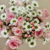 Brighten someone&#039;s day with this stunning arrangement of fresh flowers.&nbsp; Arranged in