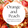 Trust us to create a beautiful and thoughtful monochromatic orange and peach