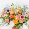 Find your happy place with this vibrant tall design bursting with colorful