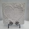 A large heart, surrounded by delicate flowers, holds a heartfelt message inside.