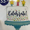 33 inch birthday cake balloon
