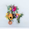 The Seasonal Mason Jar comes arranged with a beautiful mix of seasonal