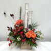 Designed in a wooden box, this beautiful fall art is perfect for