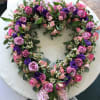 PURPLE AND LAVANDER  AND PINK AND WHITE COLORS
IT COMES WITH STAND