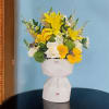 Create a stunning display with our Mix Yellow and White Flowers Bouquet.