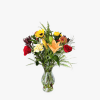 Aurora Splendor is a radiant blend of vivid blooms, where fiery lilies