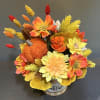 Hand-dyed and hand-crafted in Minneapolis, these flowers made of balsa wood are