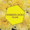 The freshest prettiest yellow we have will go into this arrangement. Vase