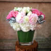 Roses, Dahlias, Peonies, Hydrangea, nice green...