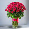 Enduring passion with 60 red roses regular bouquet arranged in a sparkling