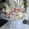 Bouquet with pink roses, hydrangeas. Soft, romantic, and timeless &mdash; our Blush