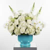 Turquoise Serenity is a breathtakingly elegant and luxurious arrangement. Designed to evoke