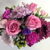 This bouquet is bursting with lots of juicy blooms, like hot pink
