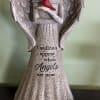 This angel reads.. &quot;Cardinals appear when Angels are near&quot; and stands 14in