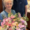 Beautiful mix of luxury blooms, in light pink, creams, white color flowers.