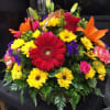 A gorgeous, generous sized basket arrangement that will make quite the impression.