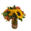 Our Autumn Spice arrangement consists of an orange and yellow fall palette.