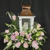 This decorative keepsake lantern reads &quot;With tears of sorrow we cry each