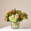 **MAIN PHOTO SHOWS DELUX OPTION**

This radiant bouquet is designed with a dreamy