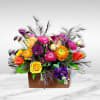 Recipe: Bright calla lilies, ranuculus, spray roses, chrystanthemums, stock and sweet william