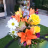 Just as eclectic as the community, this arrangement is a vibrant celebration
