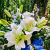 The Blue Flame is not your average bouquet. It&rsquo;s loud, luxe, and