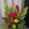 Tropical floral arrangement 