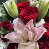 Make a bold statement with this grand display of floral beauty, which