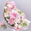 Pink and white colors bouquet 